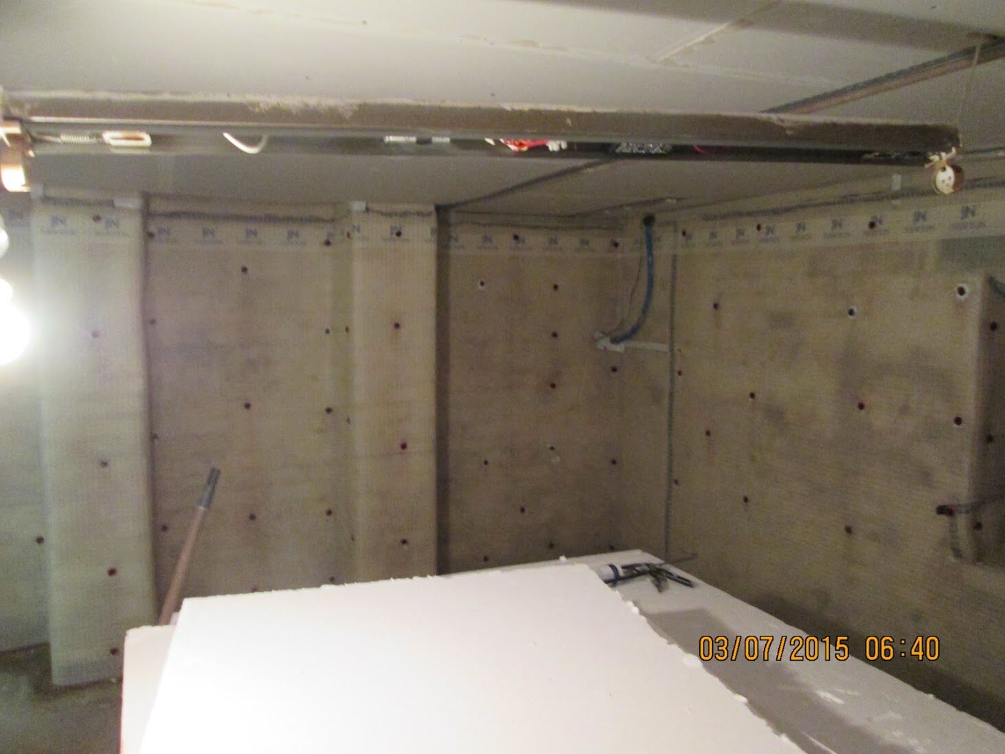 Basement waterproofing membrane