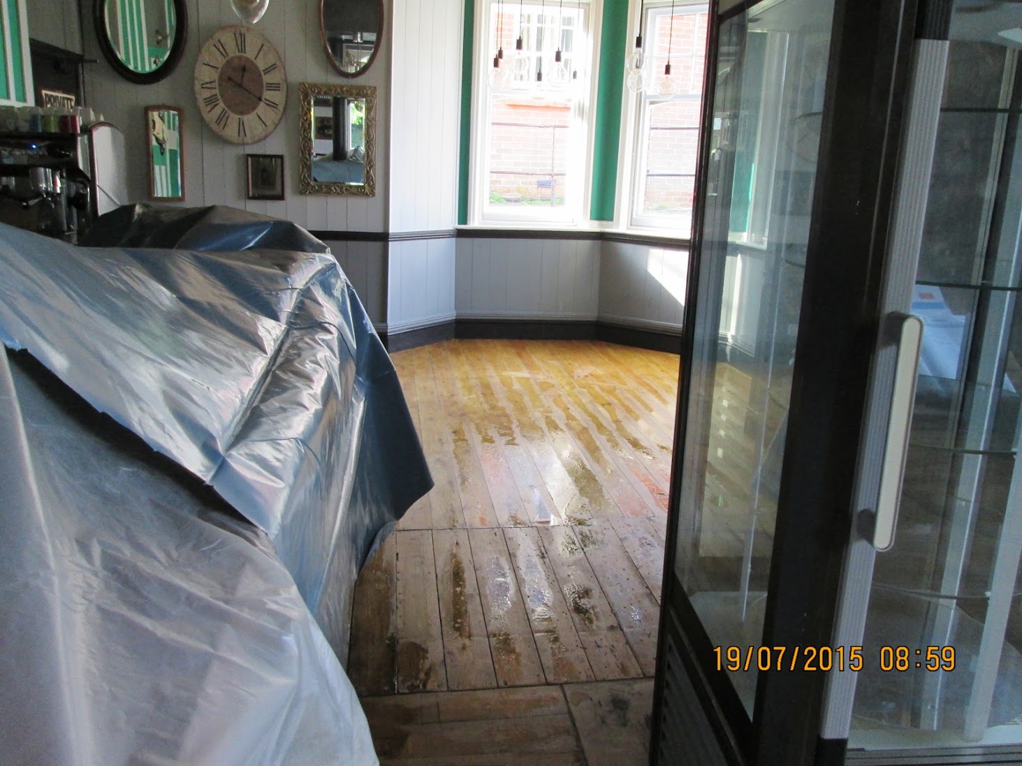 Timber and wall protection combined